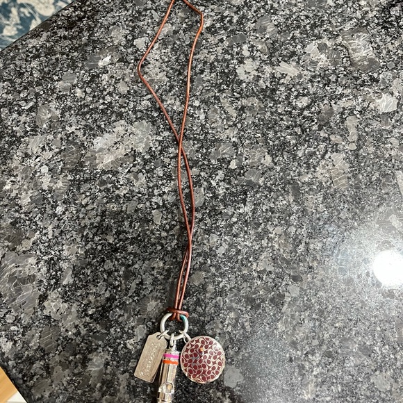 Coach whistle necklace NWOT - Picture 2 of 2